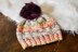 Bulky Slouch Beanie with Pom Pom