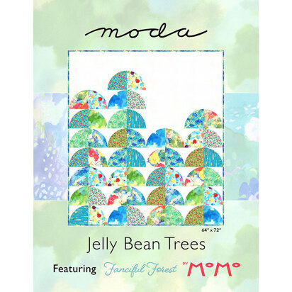 Moda Fabrics Jelly Bean Trees Quilt - Downloadable PDF