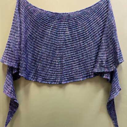 Waning Crescent Shawl