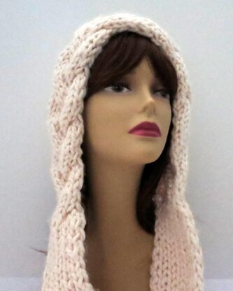 Snow Goddess Khione  Braid Hat