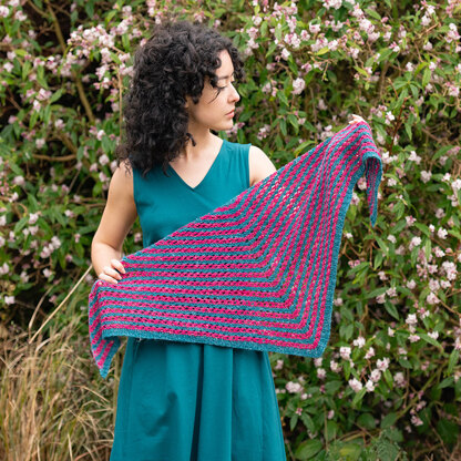 The Fibre Co. Style It Eyelet Shawl (DK) PDF