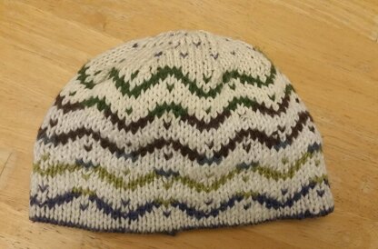 Reversible Dotted Waves Hat