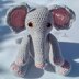 Eva the Elephant - US Terminology - Amigurumi