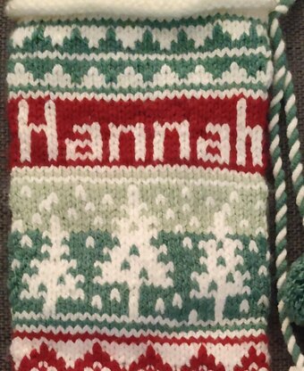 Personalised Nordic Fairisle Christmas Stockings