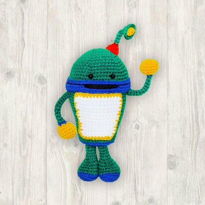 Green Robot Crochet Pattern