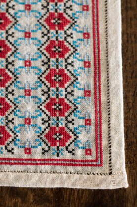 Avlea Folk Embroidery Bitkit Balkan Lozenge - Downloadable PDF