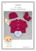 Caitlin Baby Cardigan, Hat & Booties knitting pattern 0-3 & 6-12mths