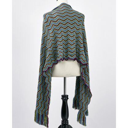 Jellybean Shawl in Valley Yarns Huntington - 1003 - Downloadable PDF