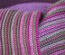 Mens Crochet Scarf Pattern: Purple Green Meadow Scarf