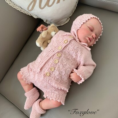 Foxglove - Cardigan and Romper set