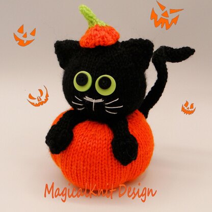 Pumpkin Kitten MagicalKnit