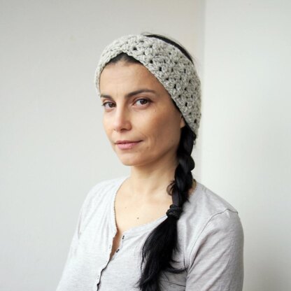 Lace turban headband