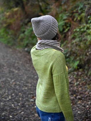 Morning Mist Hat and Scarf set