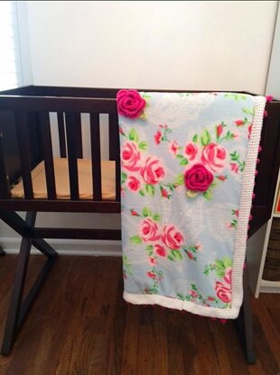 Cabbage Rose Blanket