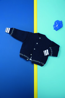 Babies Cardigan in Bergere de France Ideal - 72680-07 - Downloadable PDF