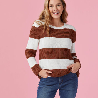 #1218 Zion -  Sweater Knitting Pattern For Women in Valley Yarns Southwick by Valley Yarns