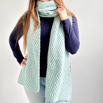 'Glacier Blue' Scarf