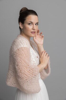 Bridal mohair knit sweater SKY