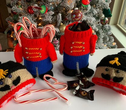 Nutcracker Gift Jar Covers