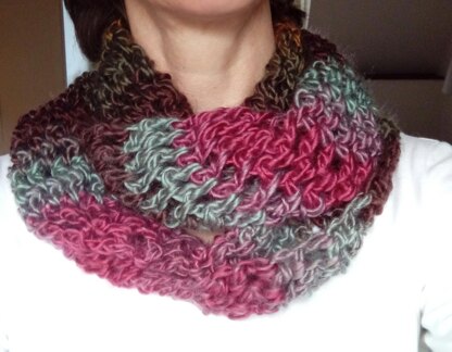 Luxuriously soft Landscapes twisted infinity scarf