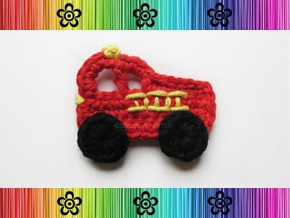 Fire Truck Applique