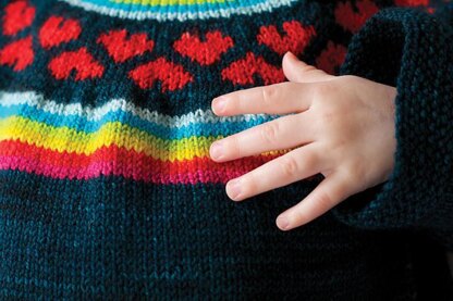 I heart rainbows sweater