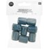 Rico Design Macramé Beads Wood Teal 8 Pcs - 95x100x20mm