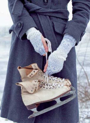 "Snow Storm Wristwarmers" - Gloves Knitting Pattern For Women in MillaMia Naturally Soft Merino