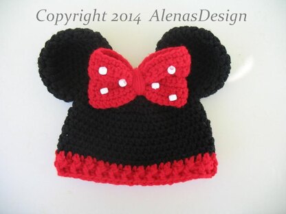 Child's Minnie Mouse Hat