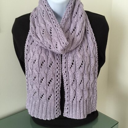 The Phoebe Lacy Cabled Scarf