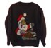 Christmas Santa Eating Turkey Jumper