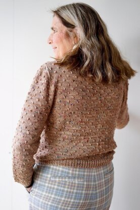 Dot knots cardi