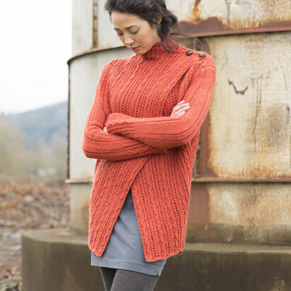 A Touch of Luxe Cardigan in Imperial Yarn Erin - P157 