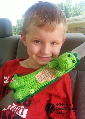 Seat Belt Cover - Dragon / Dino Travel Pal