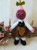 Toy Knitting Patterns -Knit doll Gir Radish