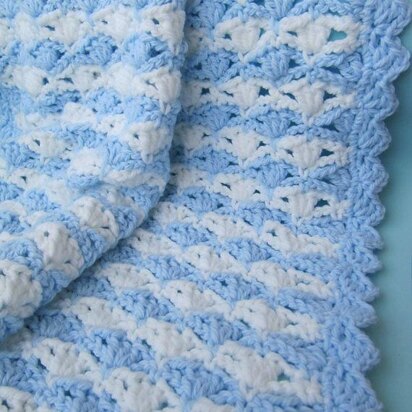 Chunky Crochet Baby Blanket It's a Boy!