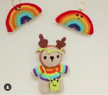 The Hippie Reindeer Amigurumi Pattern