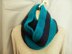 Easy Colour Block Infinity Scarf for Beginners