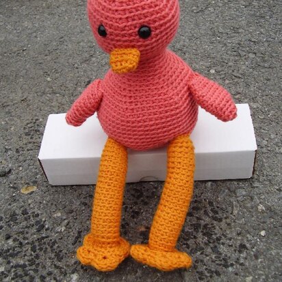 Amigurumi Gordon the Pink Flamingo