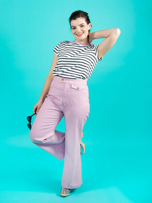 Tilly And The Buttons Jessa Trousers and Shorts Sewing Pattern 1025 - Paper Pattern, Size UK 6-20 / EUR 34-48