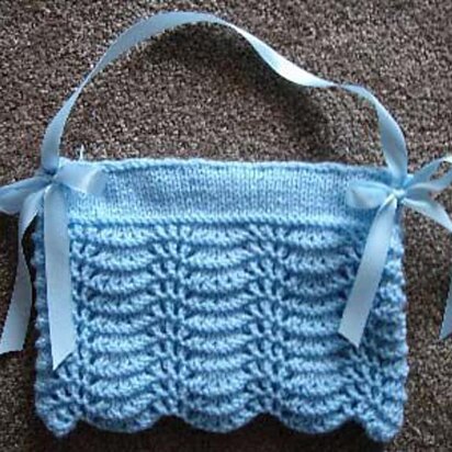 Elegant Prom or Wedding Purse - knitting pattern