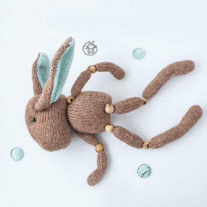 Beads jointed Bunny doll