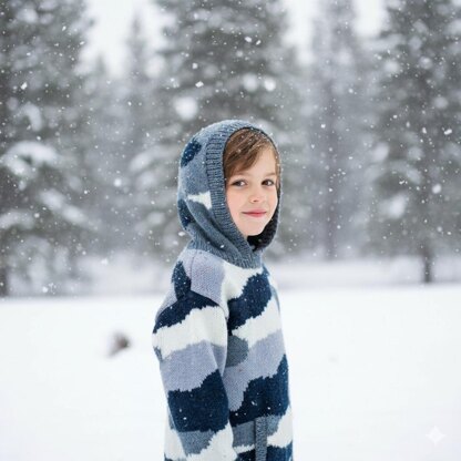 Camouflage Hoodie/hoody with hand-warmer pockets