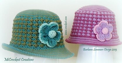 Crochet Hat RIPPLE (UK - British)
