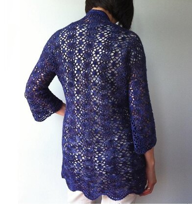 Ava - lacy shells cardigan