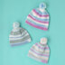 Bonnie Beanie - Free Hat Crochet Pattern For Babies in Paintbox Yarns Baby DK Prints by Paintbox Yarns