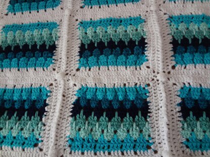 Waves and Pebbles Blanket