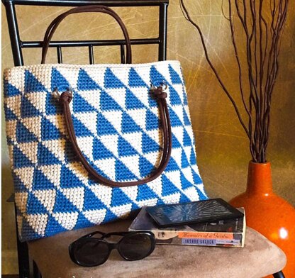 Stella Triangles Tote Bag