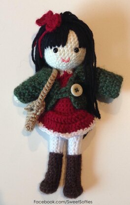 Amigurumi Autumn Girl Doll