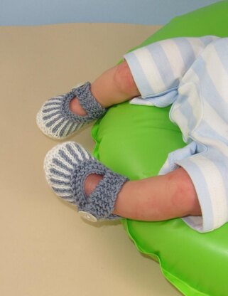 Baby Vertical Stripe Sandals